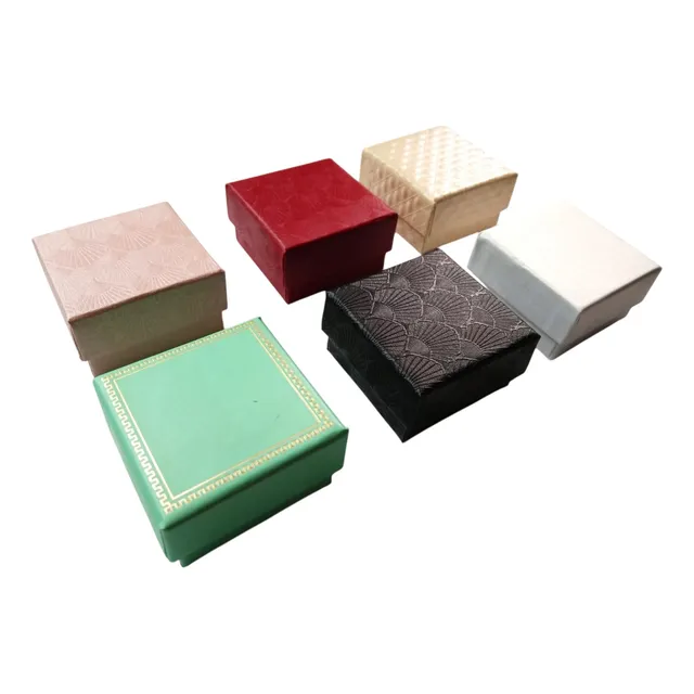 Estuche Para Anillos 5x5x2.5cm  X Mayor X 12 Unidades