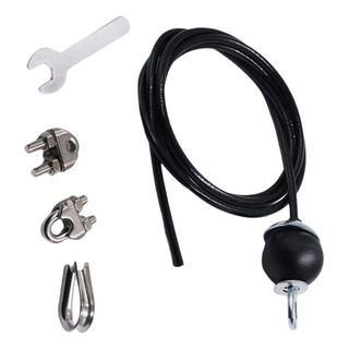 Fs Fitness Diy Polea Cable Tríceps Ajustable 2,5 M Fs Fitness Diy Polea Cable Tríceps Ajustable 2,5 M