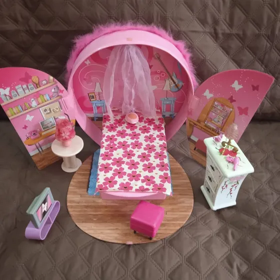 Set Dormitorio Y Set Baile El Diario De Barbie