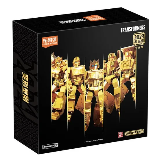 Pack De 5 Figuras Transformers Blokees The Golden Lagoon