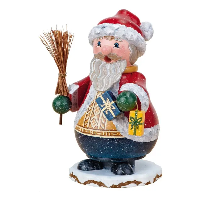 Gnomo Fumador Incienso Aleman Santa Claus Nico 5.5 In 5 
