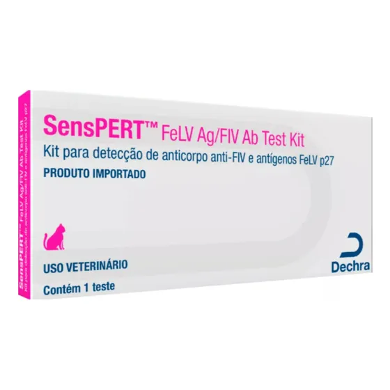 Senspert Felv/fiv Teste Rápido Para Gatos - Dechra