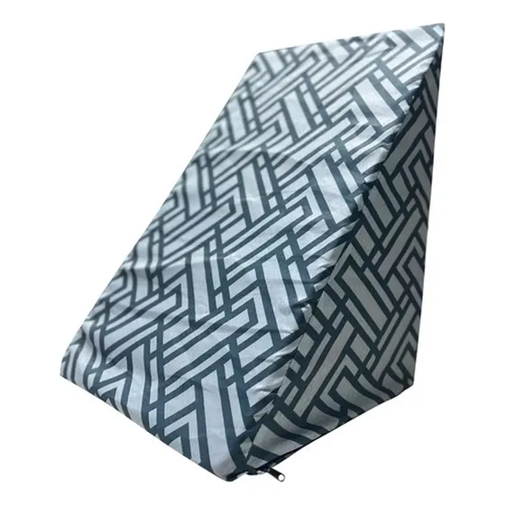 Ortobom Suave Encosto Apoio de Pernas 55x40cm cinza triangular