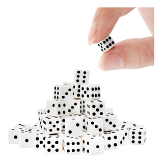 Kit 100 Dados Tradicional Para Jogos Rpg Tabuleiro 16mm Kit 100 Dados Tradicional Para Jogos Rpg Tabuleiro 16mm
