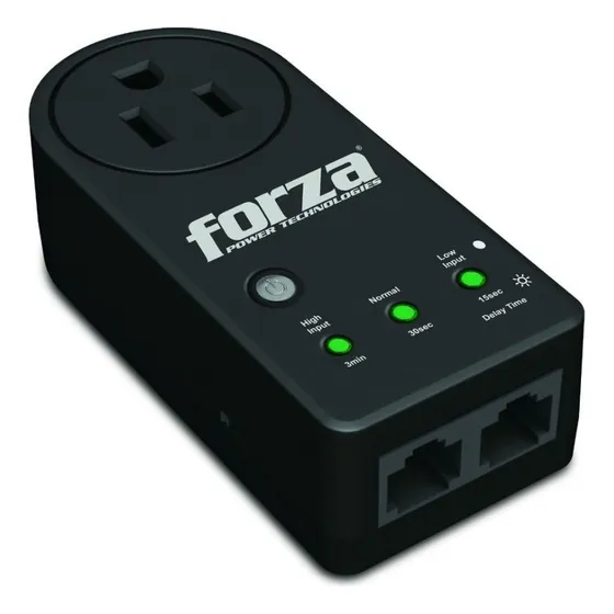 Protector De Voltaje Forza Nivel 3 Fvp-1201n 120v1800w Rj45