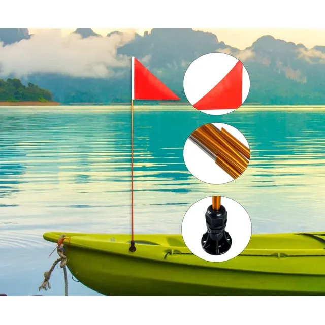 Pactrade Marine Ponton Kayak Canoa Soporte Base Roja 48