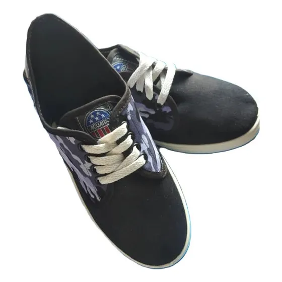 Zapato Deportivo Casual De Tela Camuflaje Acuario Talla 38