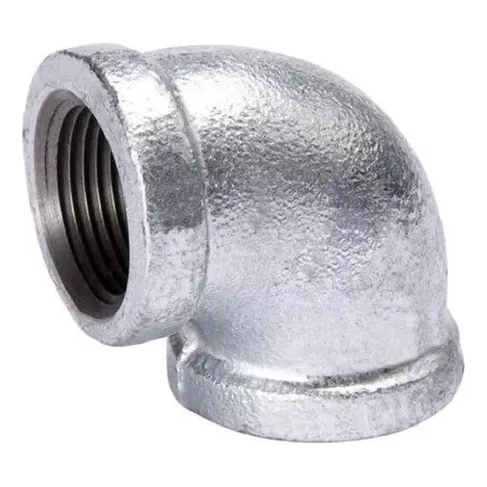 Codo 3/4 Pulgada 90 Grados Hierro Galvanizado Roscado X 5