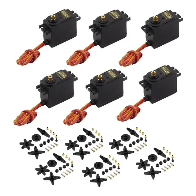 Servomotor Mg995 15kg Towerpro Arduino Servo Motor 6pzs