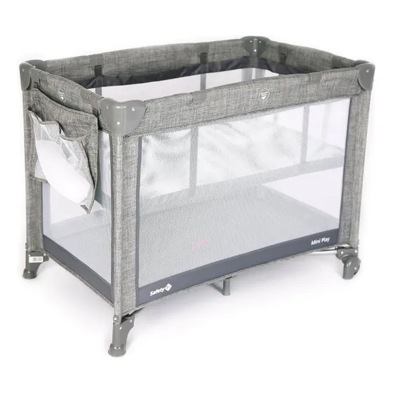Berço Portátil P/ Bebê Mini Play Grey - Safety 1 St