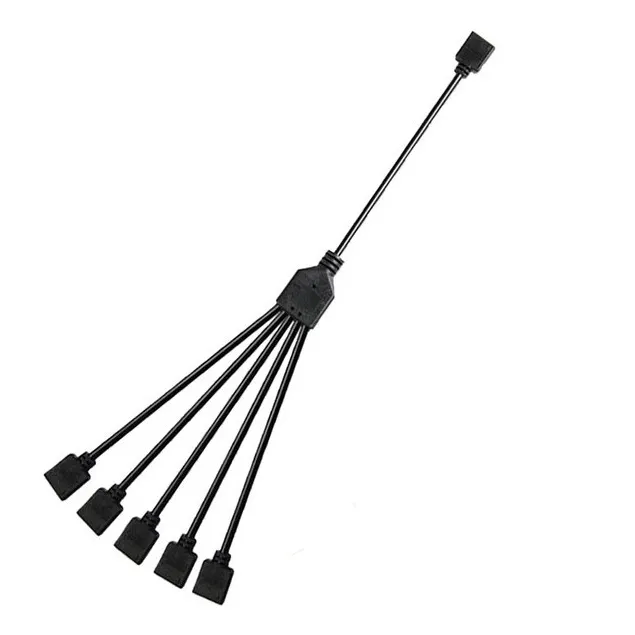 Cable Splitter Rgb Hub Argb 1 A 5 Salidas 5v Ventilador 30cm