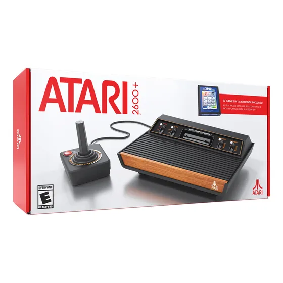 Console De Videogame Atari Official 2600+ Com 10 Jogos Hdmi