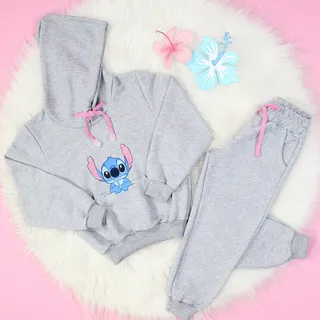 Conjunto Inverno Stitch Moletom Canguru Infantil/juvenil Conjunto Inverno Stitch Moletom Canguru Infantil/juvenil
