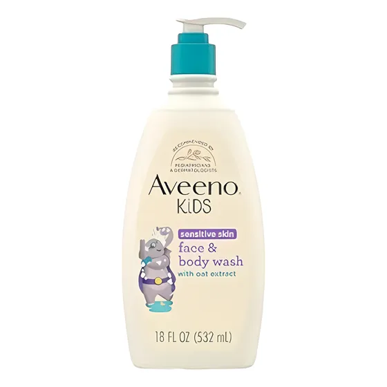Aveeno Kids Jabon Para Baño Con Extracto De Avena Bebe 532ml