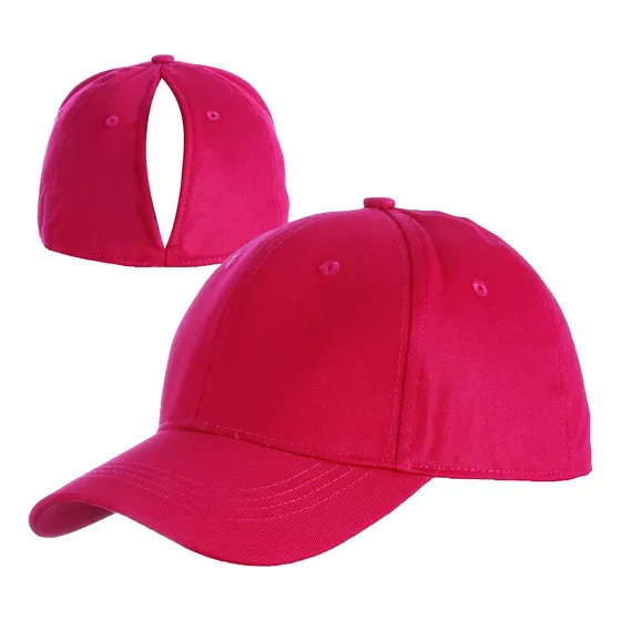 Gorras De Béisbol Con Cruzada Atrás Para Usar Cola Caballo