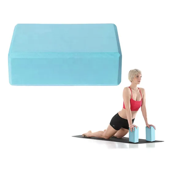 Bloque Ladrillo Yoga Goma Eva Pilates Brick Fitness Gym Color Celeste