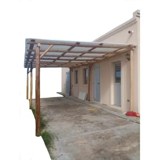 Pérgolas Y Galerías, Quincho De Tronco Natural X M2