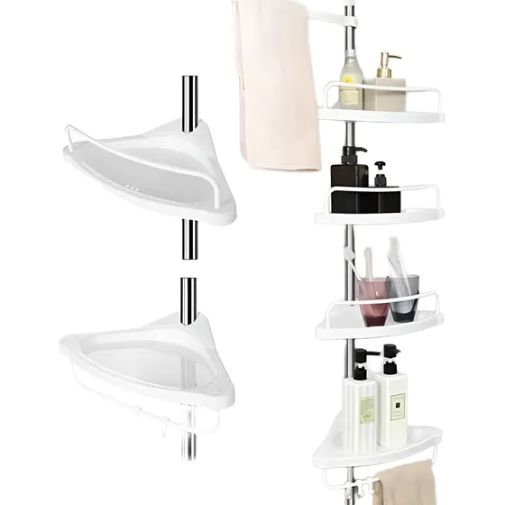 Organizador Esquinero 4 Niveles Baño Cocina