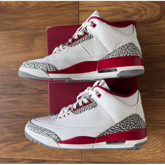 Jordan 3 Retro Cardinal Red