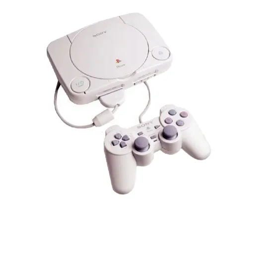 Playstation One + Memory Card + Controle + Caixa Em Mdf De Colecionador