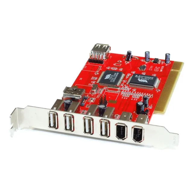 Tarjeta Pci 4 Usb2.0 +1 2 Firewire 1394 +1 Combo Mlc