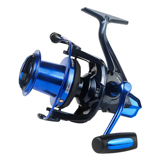 Reel Kunnan Atria 8007 Surfcasting Lance Mar 7 Rulemanes Color Azul