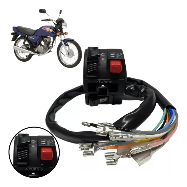 Punho Chave De Luz Cg 125 Titan Cargo 95 Até 99 Seta Pisca