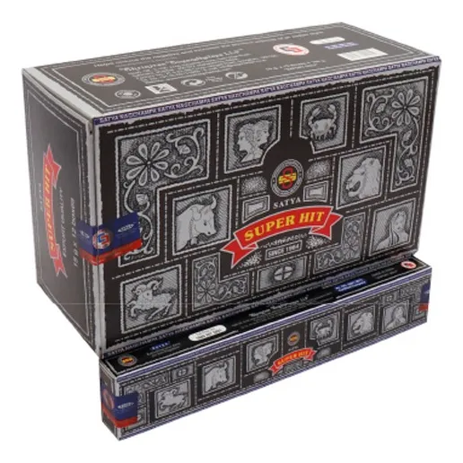 Caja De Incienso Satya Super Hit Masala X12 Pasta 15gr