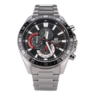 Reloj, Casio, Efv-620d-1a4vcr Plata Negro Negro Plateado