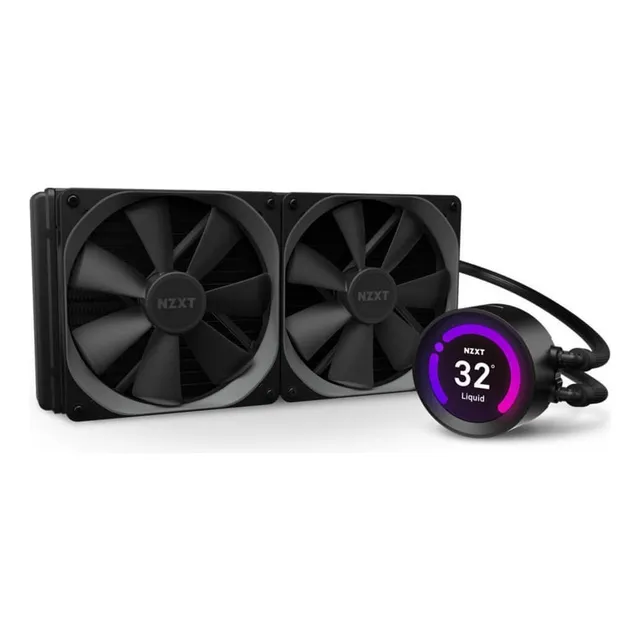 Sistema De Enfriamiento Kraken Z63 Nzxt Rl-krz 2x140 Mm Led Violeta