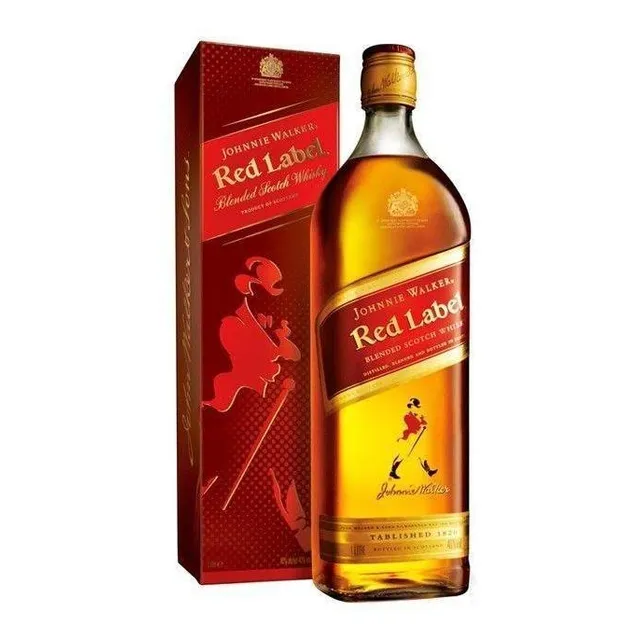 Whisky Johnnie Walker Red Label 1l - Original Pronta Entrega
