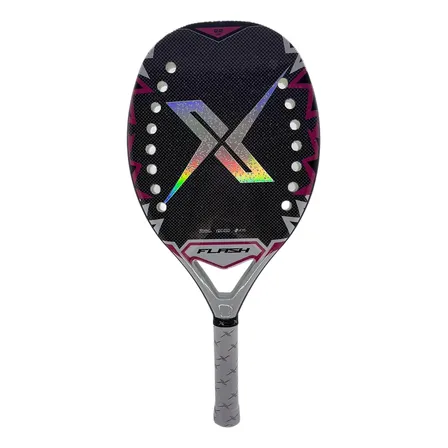 Raquete Beach Tennis Carbono 3k Leve 315g Flash 2026 Rosa
