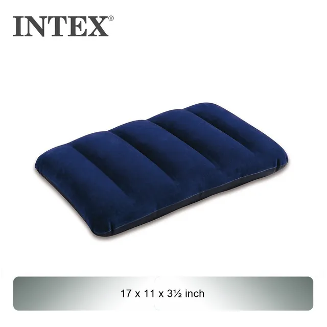 Almohada Inflable Intex Color Azul 1 Unidad