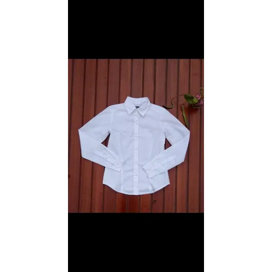 Camisa Blanca Clásica Manga Larga