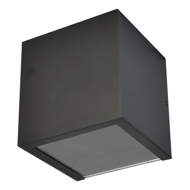 Arandela Alumínio 1 Foco Externa Muro Parede Dicróica Cor Preto Arandela Alumínio 1 Foco Externa Muro Parede Dicróica Cor Preto