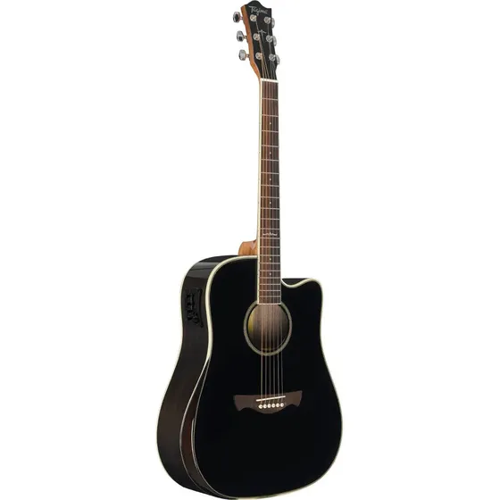 Violão Tagima Walnut Ws-25 Eq Bk Folk Eletroacustico Black