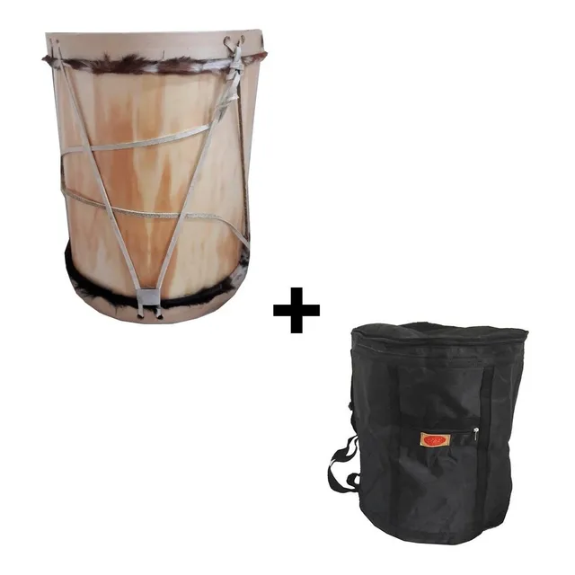 Combo Bombo Criollo Nº7 Con Par De Palillos + Funda