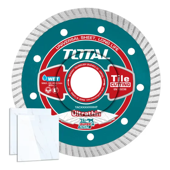 Disco Diamantado 4 1/2 115mm Corte Turbo Total Tac2131151ht