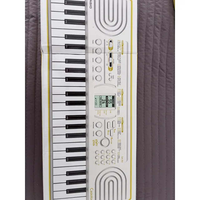 Piano Casio Casiotone Sa-80 Blanco 5v 44 Teclas
