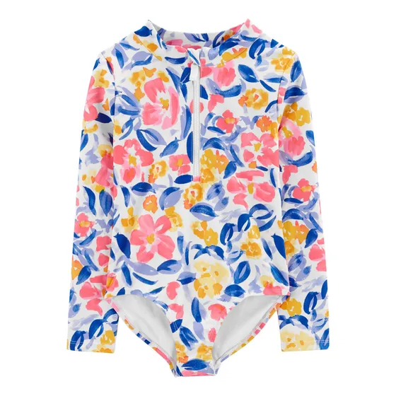 Traje De Baño 1pc Floral Poliester Niña Carters  Flaber 