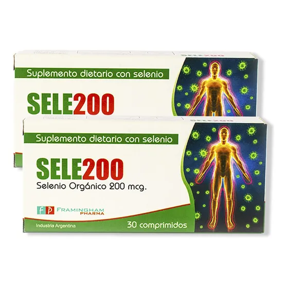 Suplemento Sele200 Selenio Orgánico X 60 Comprimidos