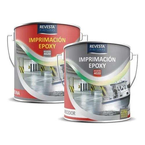 Imprimacion Epoxi Revesta 4020 Sopleteable 8lts Pintumm