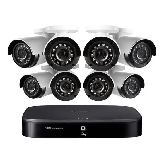 Lorex - D24281B-2NA8-E Sistema DVR 1080p de 8 Canales con Cable y 1TB