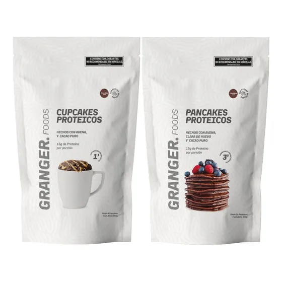 Granger Foods Proteicos Cupcakes + Pancakes Chocolate 400g