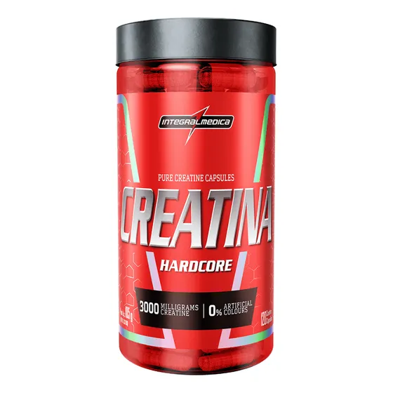 Creatina Em Cápsulas Hardcore 120 Caps Integralmedica Sabor Sabor Sem sabor