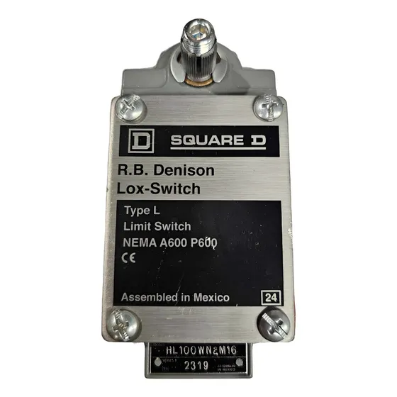 Limit Switch Marca Square D Hl100wn2m16