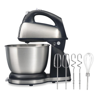 Hamilton Beach Classic Stand And Hand Mixer, 4 Cuartos, 6 Ve Hamilton Beach Classic Stand And Hand Mixer, 4 Cuartos, 6 Ve