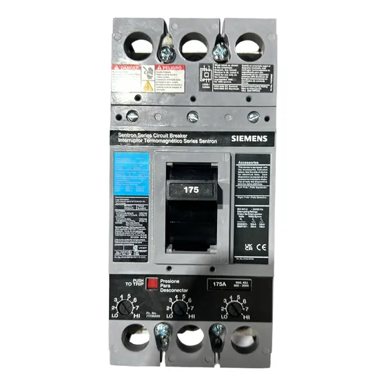 Interruptor Termomagnetico Siemens Fxd63b175 3x175amp