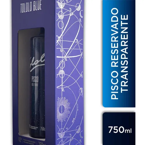Pisco Tololo Blue Con Estuche 750 40°