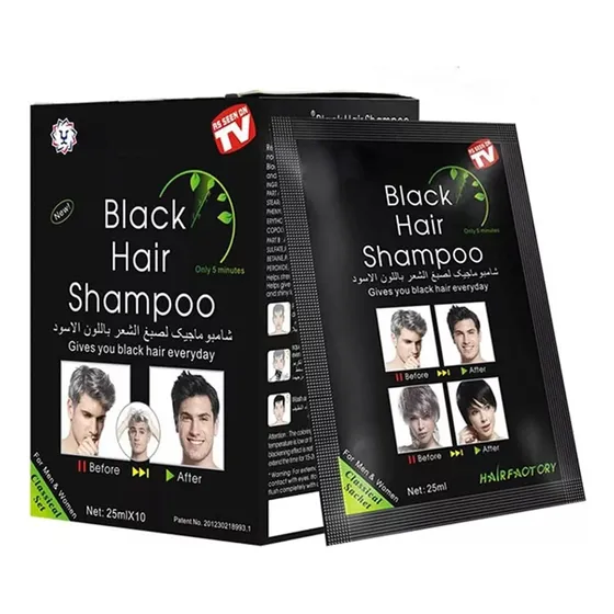 Shampoo Pinta Canas 10min Color Negro X 10 Unidades